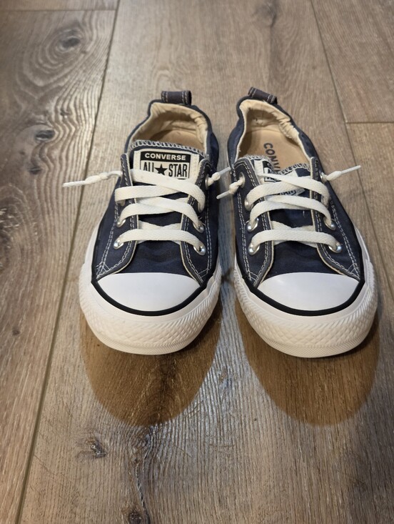 Converse Shoes - Converse Shoreline Slip On Athletic Navy Canvas Low Top Sneakers Women’s 7